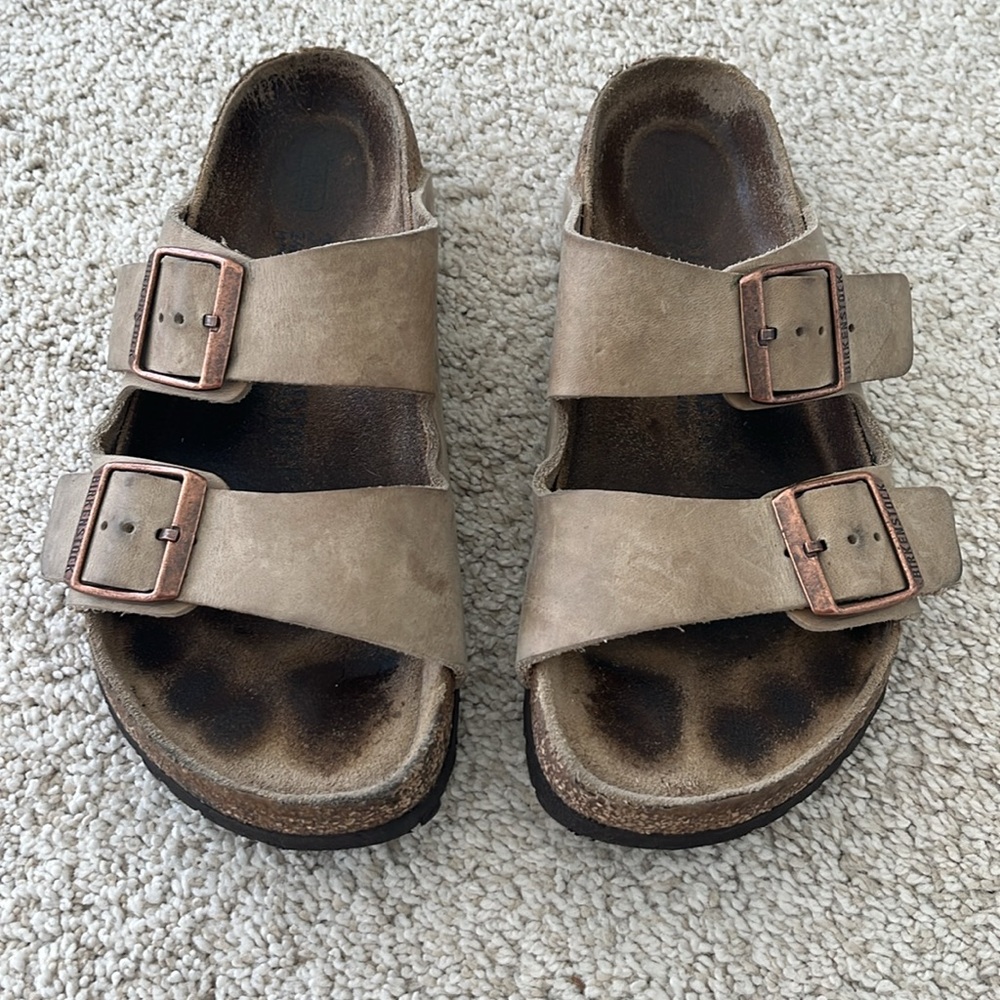 Birkenstock Arizona Sandals - Tobacco Brown Normal Width 37